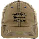 Camp Hair Don't Care Unstructured Trucker Cap