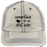 Camp Hair Don't Care Unstructured Trucker Cap